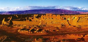 Gaochang Ancient City Sunset